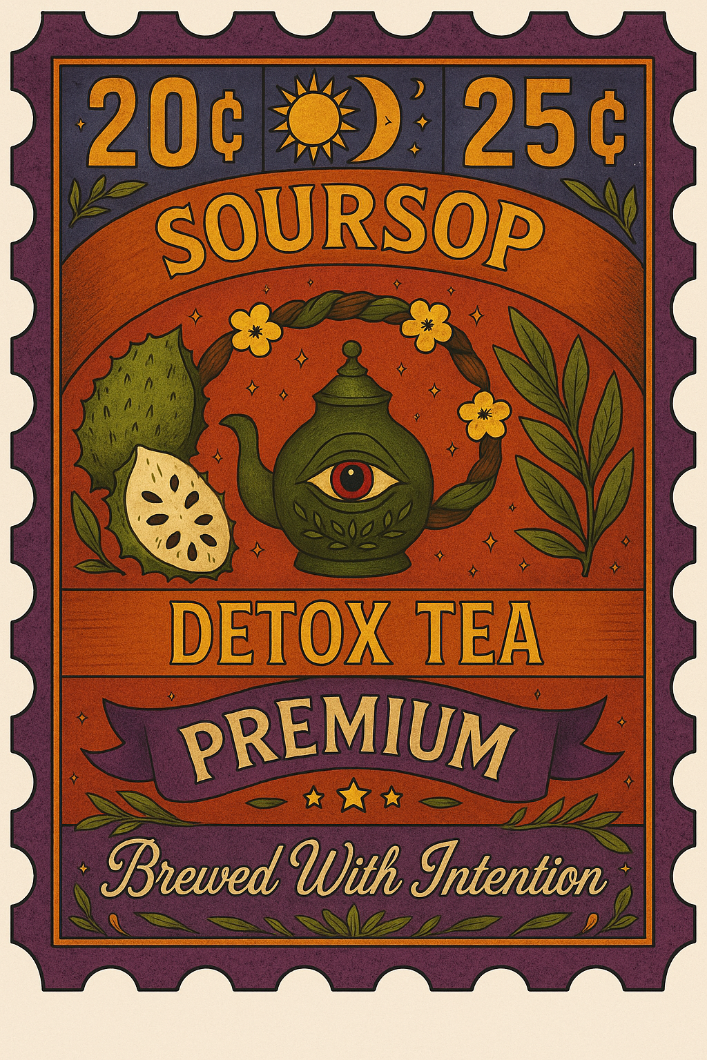 143E1E71-AB3F-4540-8175-B4142DAFFB8F π Soursop Detox β Herbal Cleanse Tea - Image 1
