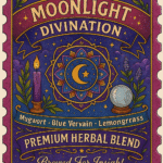 🌟 Moon Night Divination — Mugwort & Blue Vervain Tea