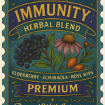🌟 Immunity Boost — Elderberry & Echinacea Tea