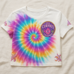 Women’s Crop – Tie Dye Logo